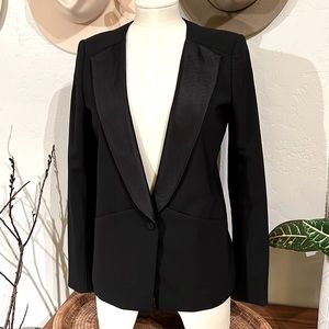 Theory Tuxedo Blazer Black Size 0